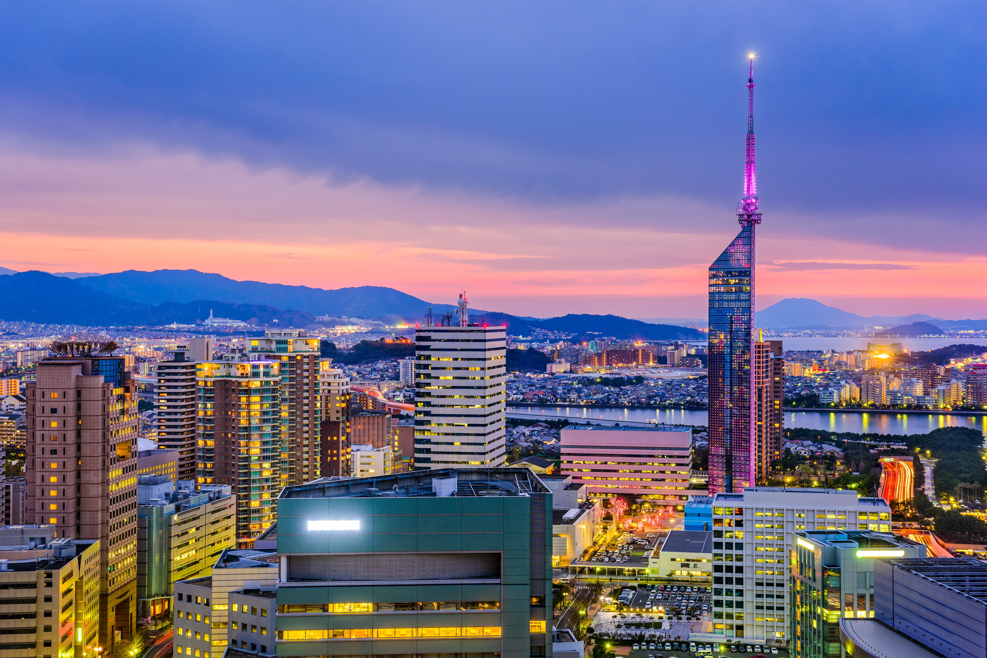 Fukuoka, Japan Skyline Fukuoka, Japan Skyline